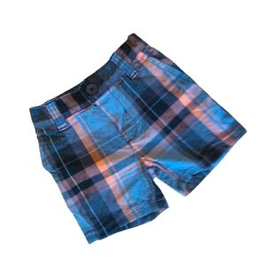 U.S. Polo Assn. Blue Plaid Shorts